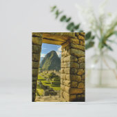 Peru, Andes, Andes Mountains, Machu Picchu Briefkaart (Staand voorkant)