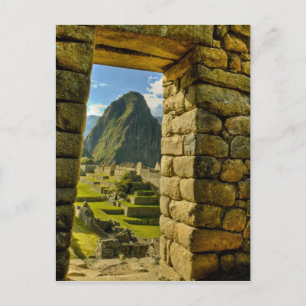 Peru, Andes, Andes Mountains, Machu Picchu Briefkaart