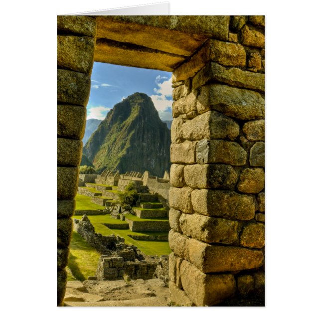 Peru, Andes, Andesgebergte, Machu Picchu, (Voorkant)