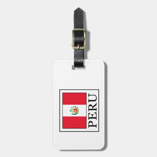 Peru Bagagelabel (Voorkant verticaal)