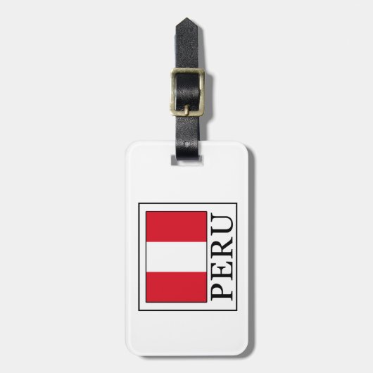 Peru Bagagelabel (Voorkant verticaal)