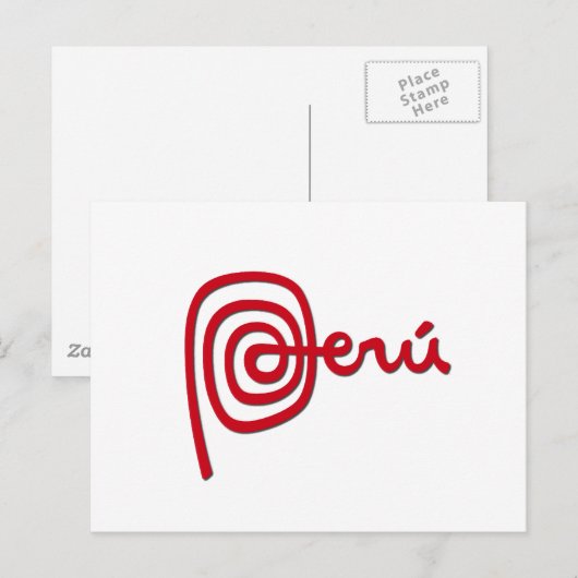 Peru Brand / Marca Peru Briefkaart (Voorkant / Achterkant)