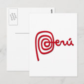 Peru Brand / Marca Peru Briefkaart (Voorkant / Achterkant)