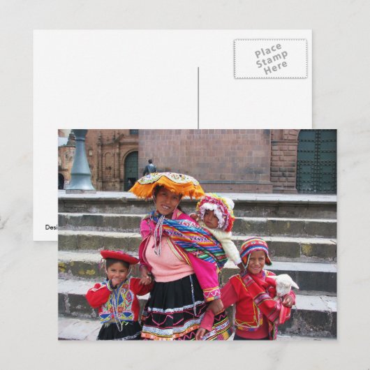 Peru Briefkaart (Voorkant / Achterkant)