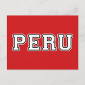 Peru Briefkaart (Voorkant)
