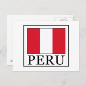 Peru Briefkaart (Voorkant / Achterkant)