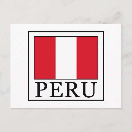 Peru Briefkaart (Voorkant)