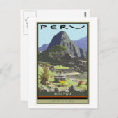 Peru Briefkaart (Voorkant / Achterkant)
