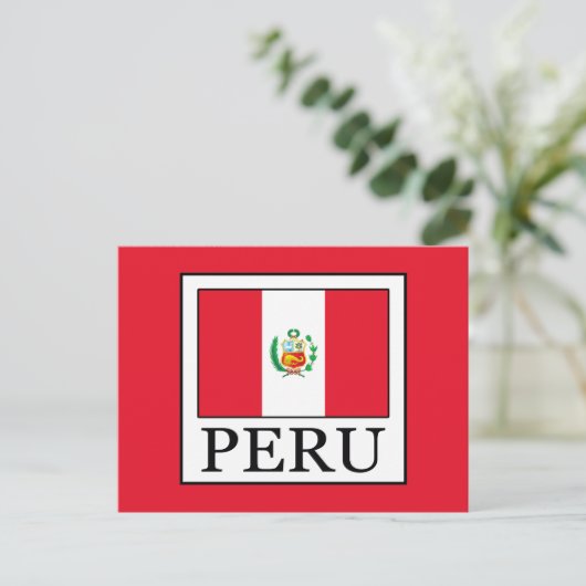 Peru Briefkaart (Staand voorkant)