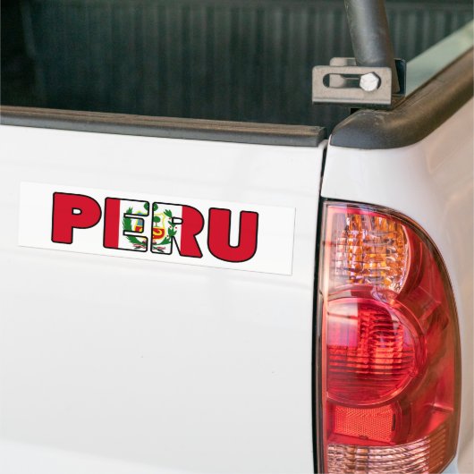 Peru Bumpersticker (Op Truck)