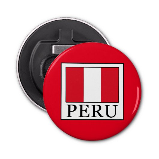 Peru Button Flesopener (Voorkant)