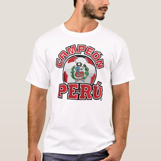 Peru Campeon - InKa1821 Label T-shirt (Voorkant)