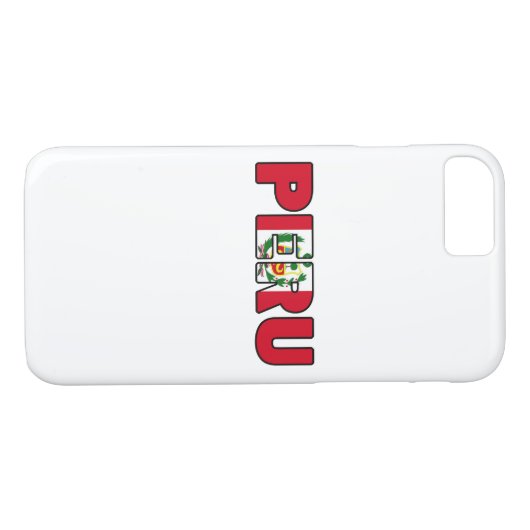 Peru Case-Mate iPhone Case (Achterkant (Horizontaal))