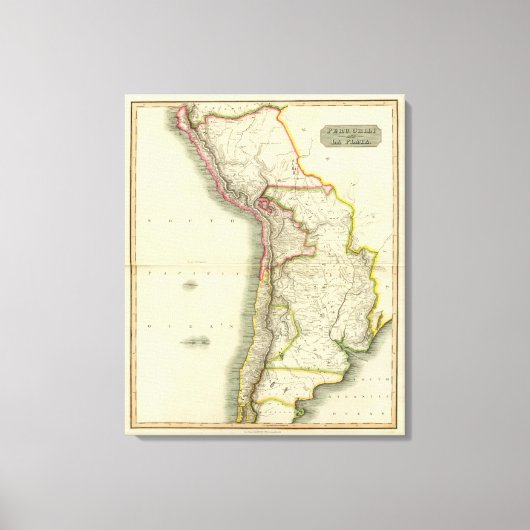 Peru, Chili, La Plata 2 Canvas Afdruk (Voorkant)