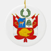 Peru Coat of Arms Ornament (Achterkant)