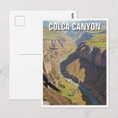 Peru Colca Canyon Briefkaart (Voorkant / Achterkant)