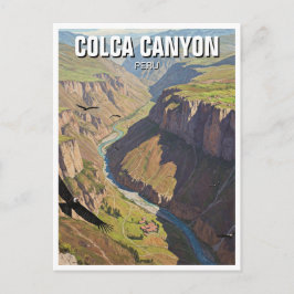 Peru Colca Canyon Briefkaart