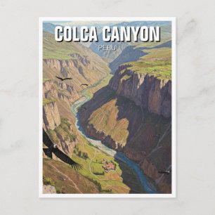 Peru Colca Canyon Briefkaart