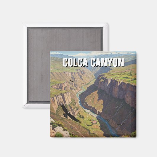 Peru Colca Canyon Magneet (Voorkant / Achterkant)