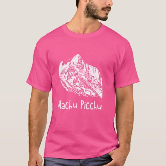 Peru Cusco Lama Souvenir Machu Picchu T-shirt (Voorkant)