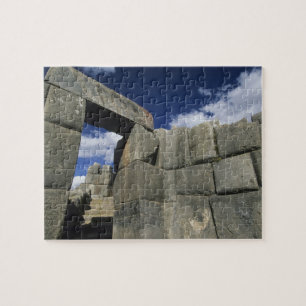 Peru, Cuzco, Sacsayhuaman fort, goed voorbeeld Legpuzzel