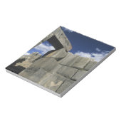 Peru, Cuzco, Sacsayhuaman fort, goed voorbeeld Notitieblok (Linkerzijde)