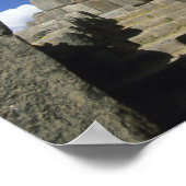 Peru, Cuzco, Sacsayhuaman fort, goed voorbeeld Poster (Hoek)