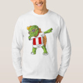 Peru Dabbing Turtle T-shirt (Voorkant)