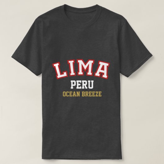 Peru Dark Style T-Shirt (Design voorkant)