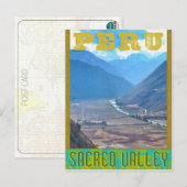 Peru: De Heilige Valle van de Incans - Briefkaart (Voorkant / Achterkant)