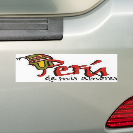 peru de mis amores sticker (Op auto)