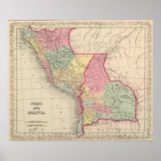 Peru en Bolivia 3 Poster (Voorkant)