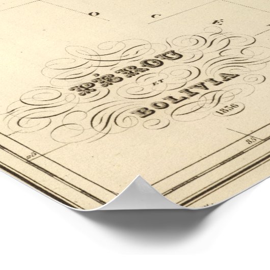 Peru en Bolivia 4 Poster (Hoek)