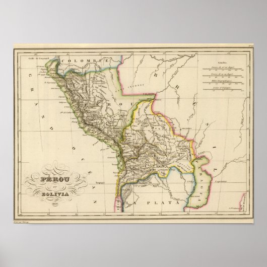 Peru en Bolivia 4 Poster (Voorkant)