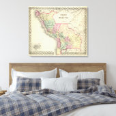 Peru en Bolivia Canvas Afdruk (Insitu (Slaapkamer))
