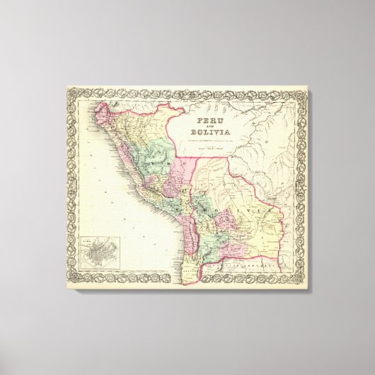 Peru en Bolivia Canvas Afdruk (Voorkant)