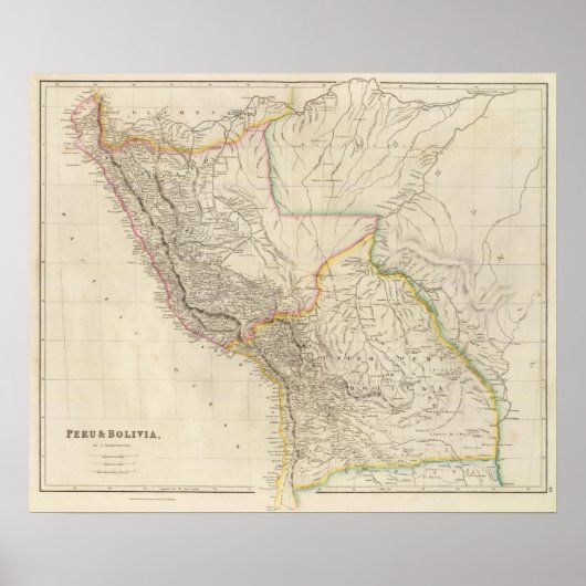 Peru en Bolivia Poster (Voorkant)