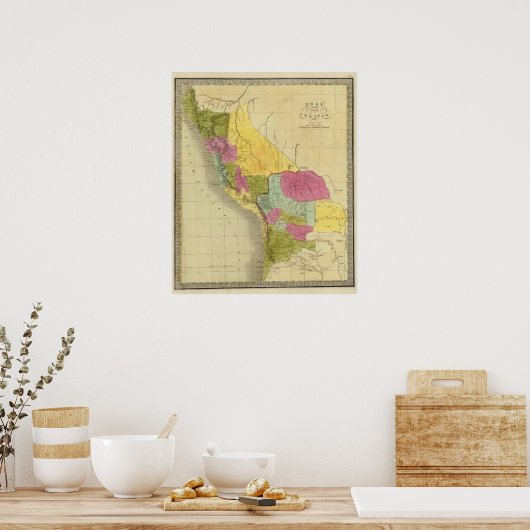 Peru en Bolivia Poster (Keuken)