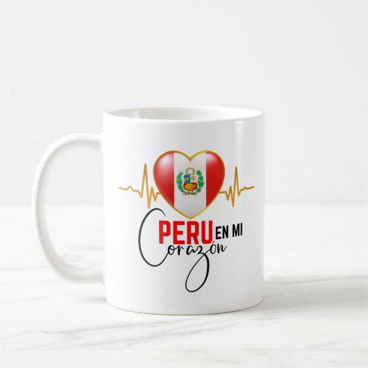Peru en mi Corazon Peruvian Pride Koffiemok (Links)
