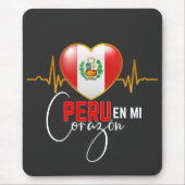 Peru en mi Corazon Peruvian Pride Muismat (Voorkant)