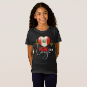Peru en mi Corazon Peruvian Pride T-Shirt (Voorkant volledig)