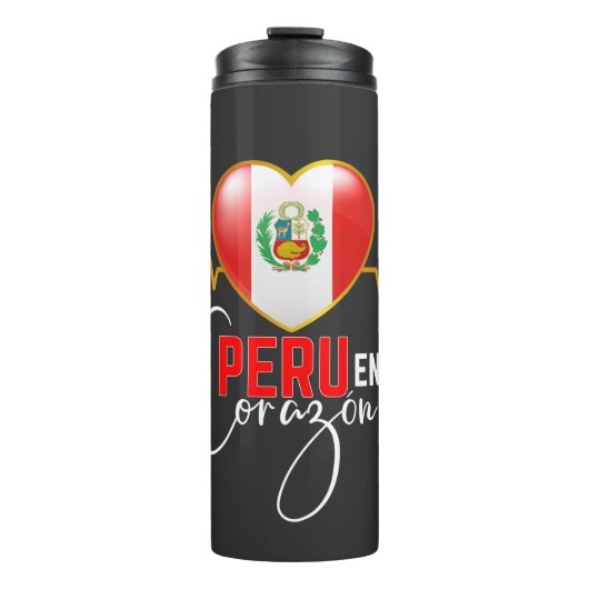 Peru en mi Corazon Peruvian Pride Thermosbeker (Voorkant)