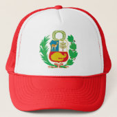 Peru - Escudo Nacional (Nationaal Embleem) Trucker Pet (Voorkant)