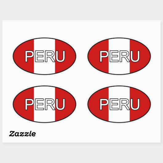 Peru Euro Sticker (Vel)