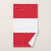 Peru Flag Bad Handdoek (Handdoek)