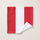 Peru Flag Bad Handdoek (Wasdoekje)