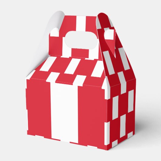 Peru Flag Bedankdoosjes (Voorkant Zijde)