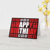 Peru Flag Birthday Card Kaart (Gele Bloem)