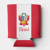 Peru Flag Blikjeskoeler (Achterkant)