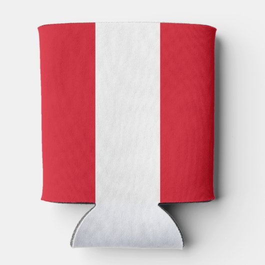 Peru Flag Blikjeskoeler (Achterkant)